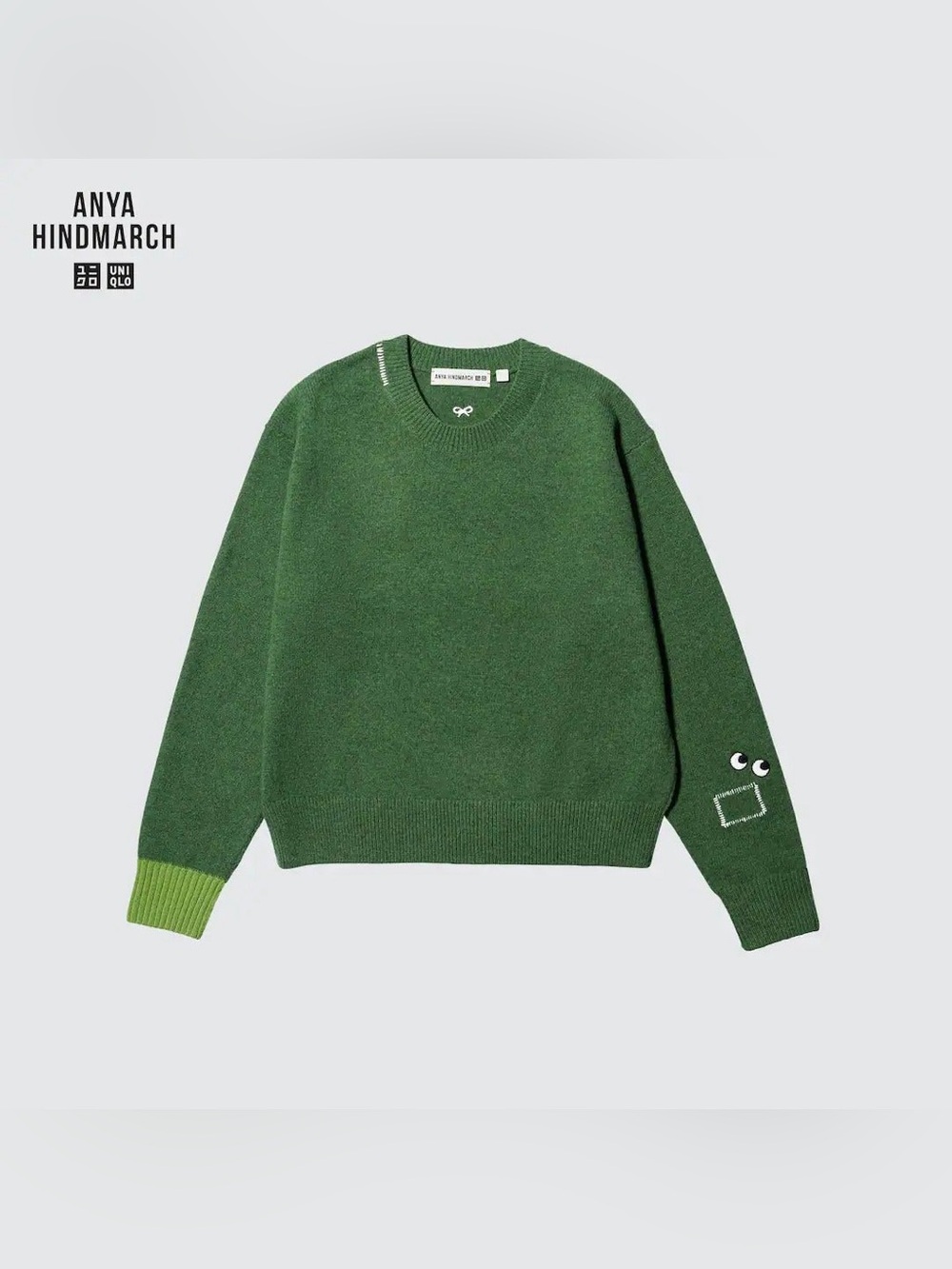 Uniqlo x Anya Hindmarch Premium Lambswool Longsleeve Crew Neck Sweater